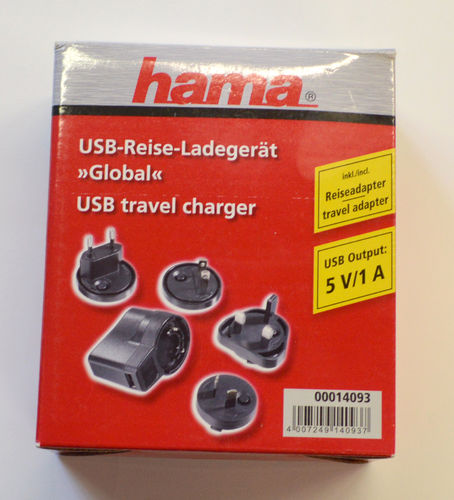 USB-Reise-Ladegerät